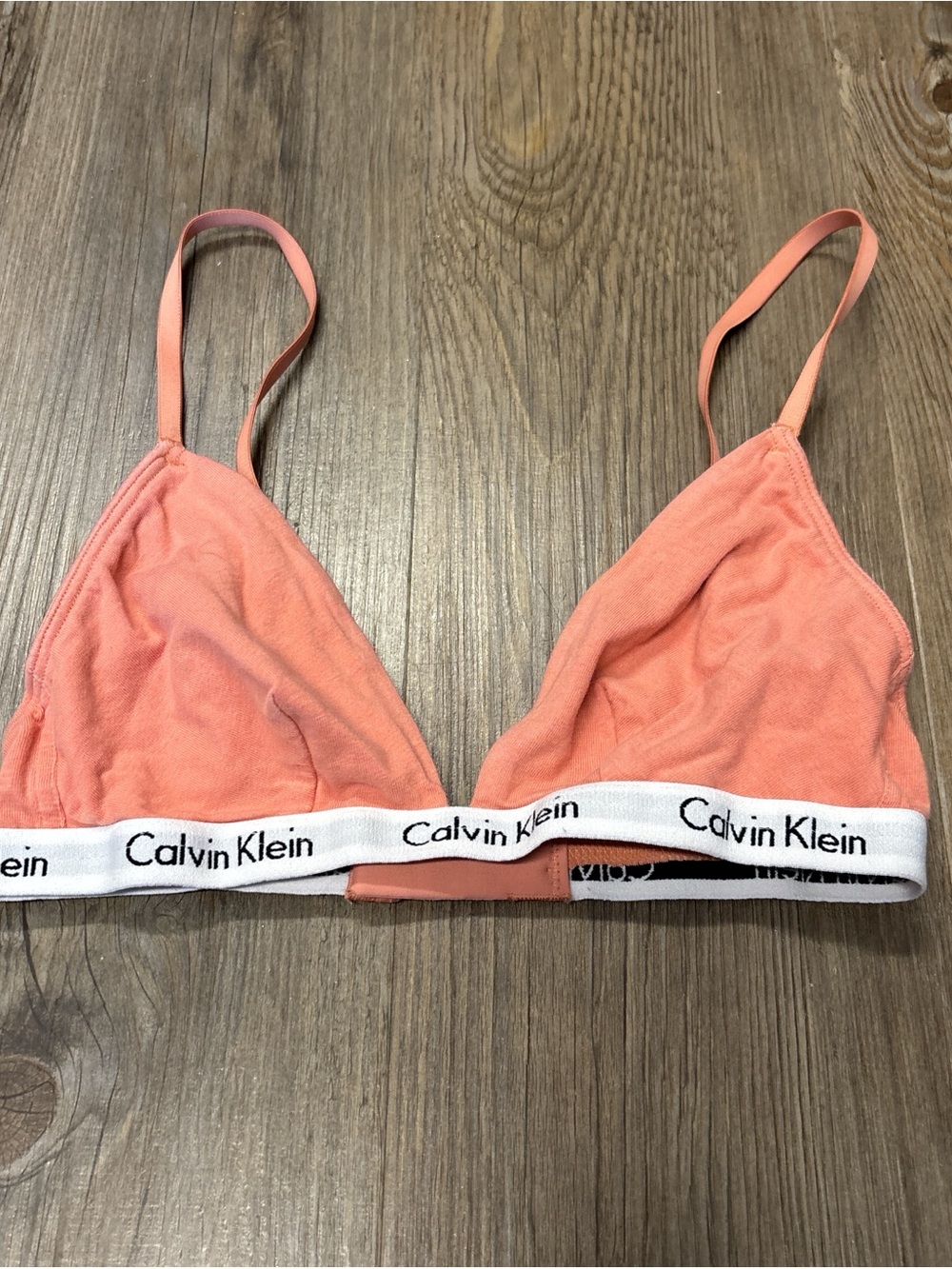 Orange Calvin Klein Bralette Top